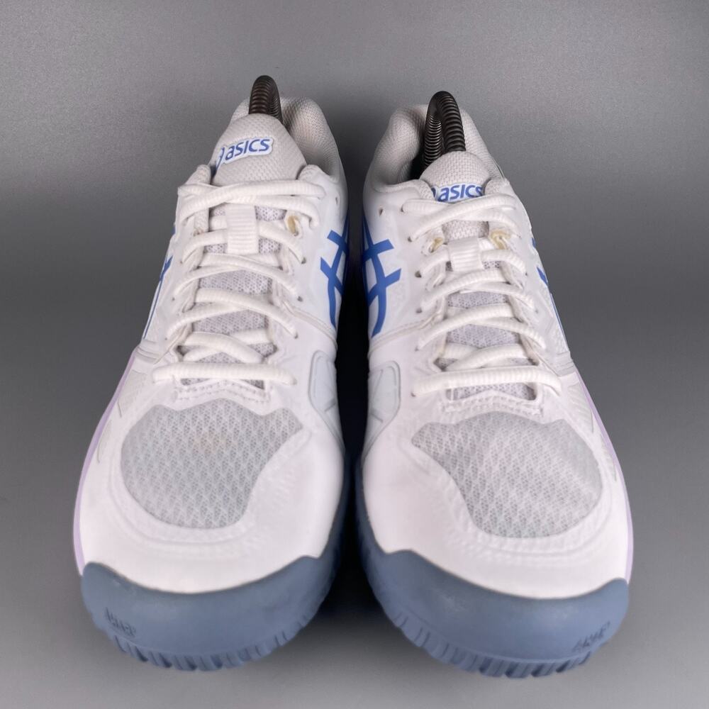 ASICS GEL-Challenger 13 Women's 9.5 White Blue Athletic Shoes Tennis Sneaker EUC - Picture 2 of 9